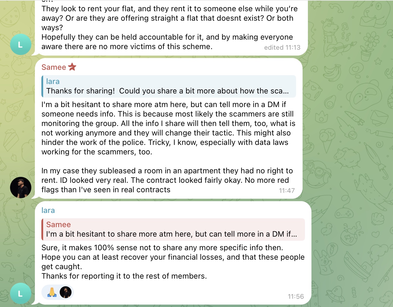Telegram screenshot 1